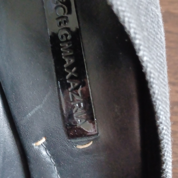BCBGMaxAzria Tory gray tweed platform pumps - Picture 4 of 4